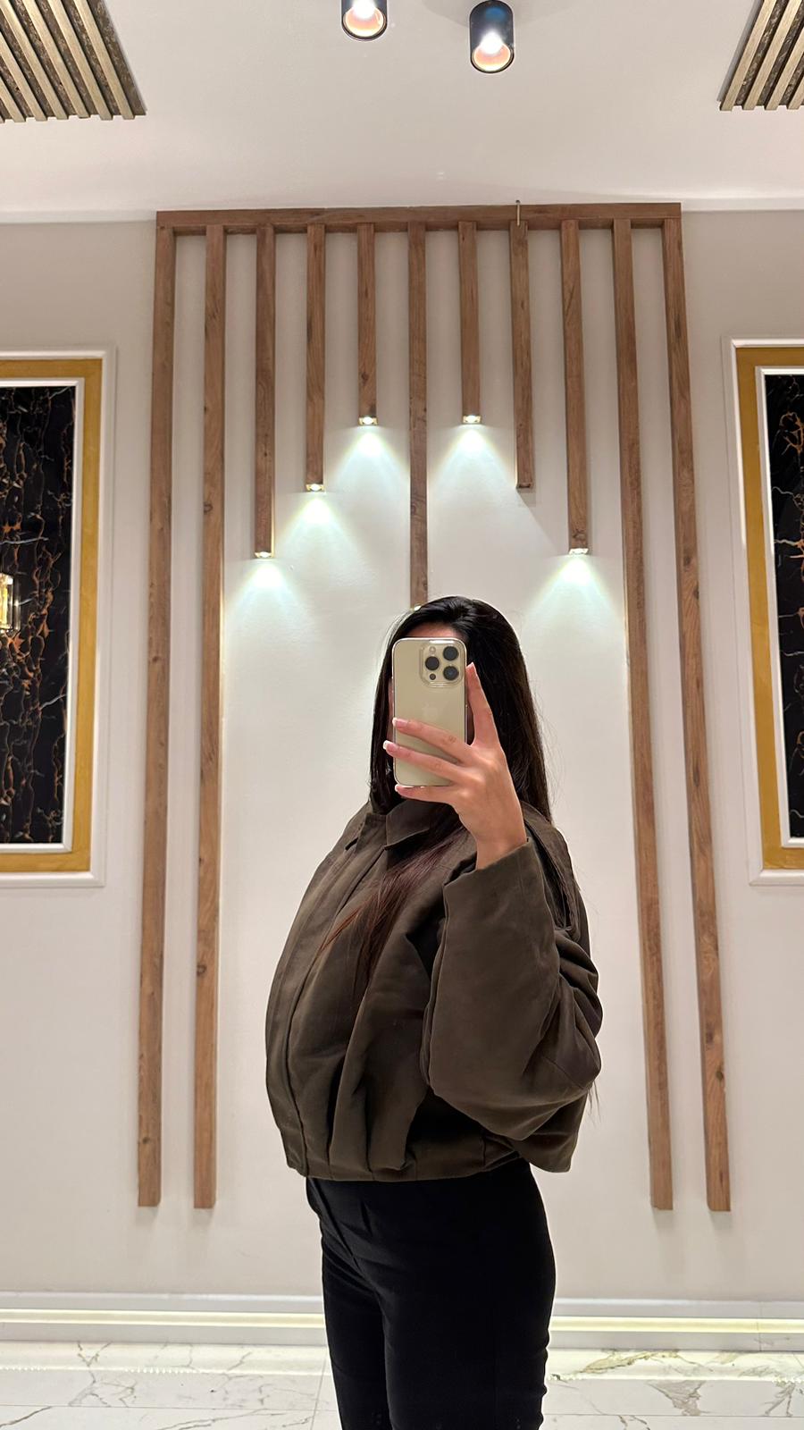 Süet Bomber Ceket
