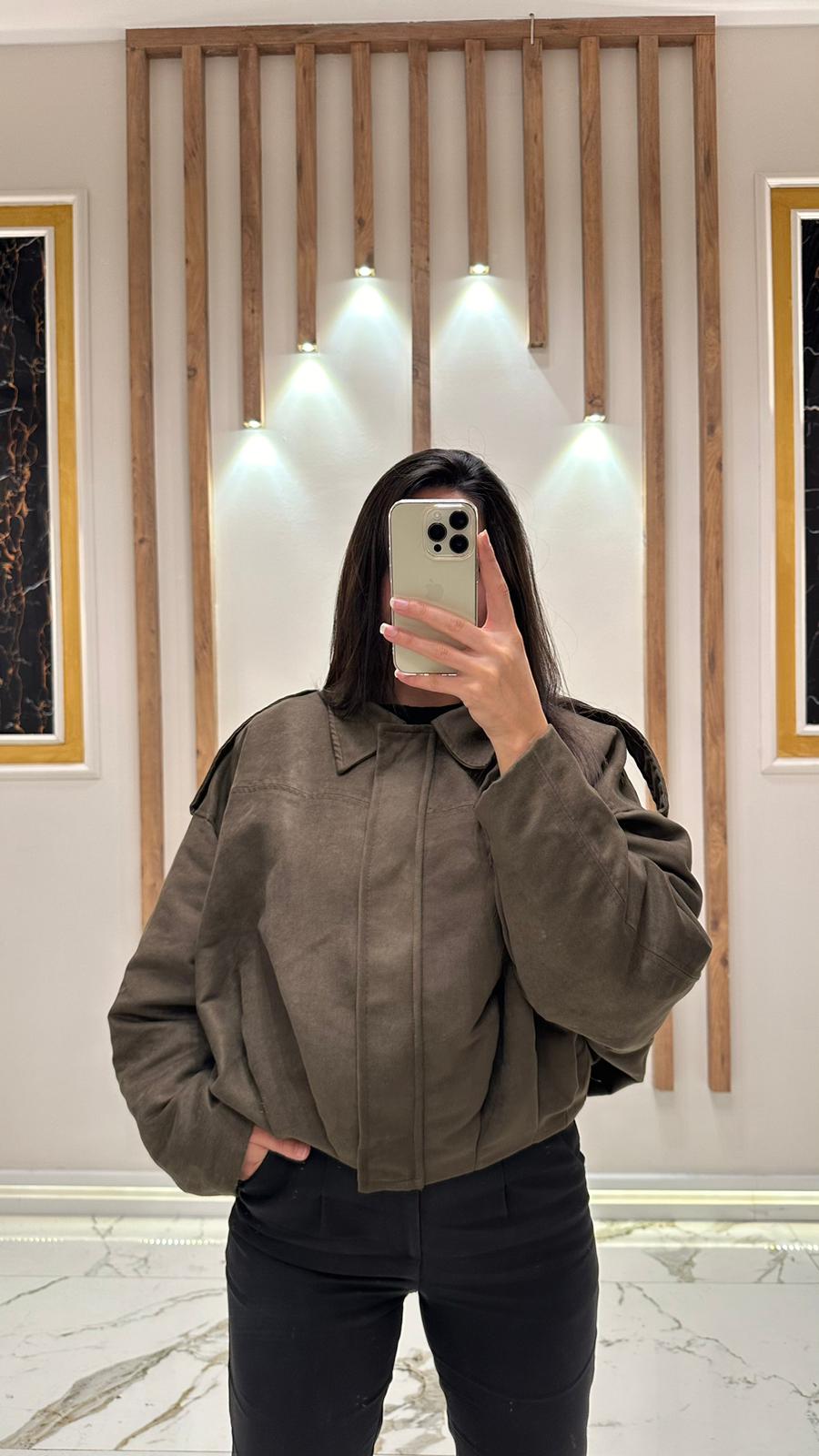 Süet Bomber Ceket