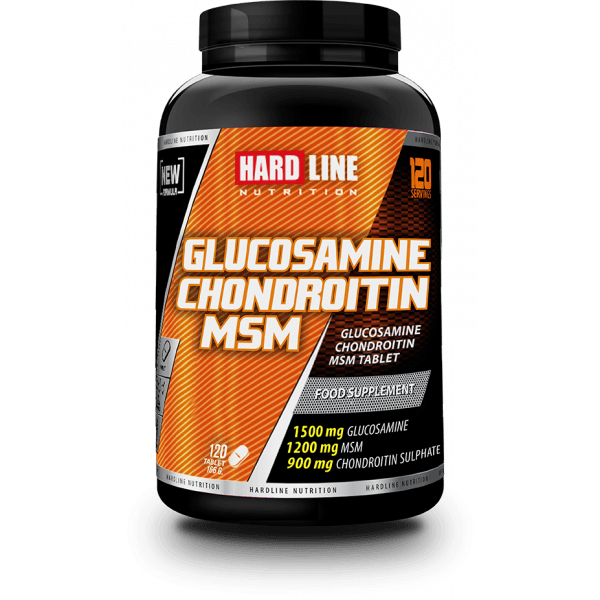 Hardline Nutrition Glucosamine & Chondroitin & Msm 120 Tablet