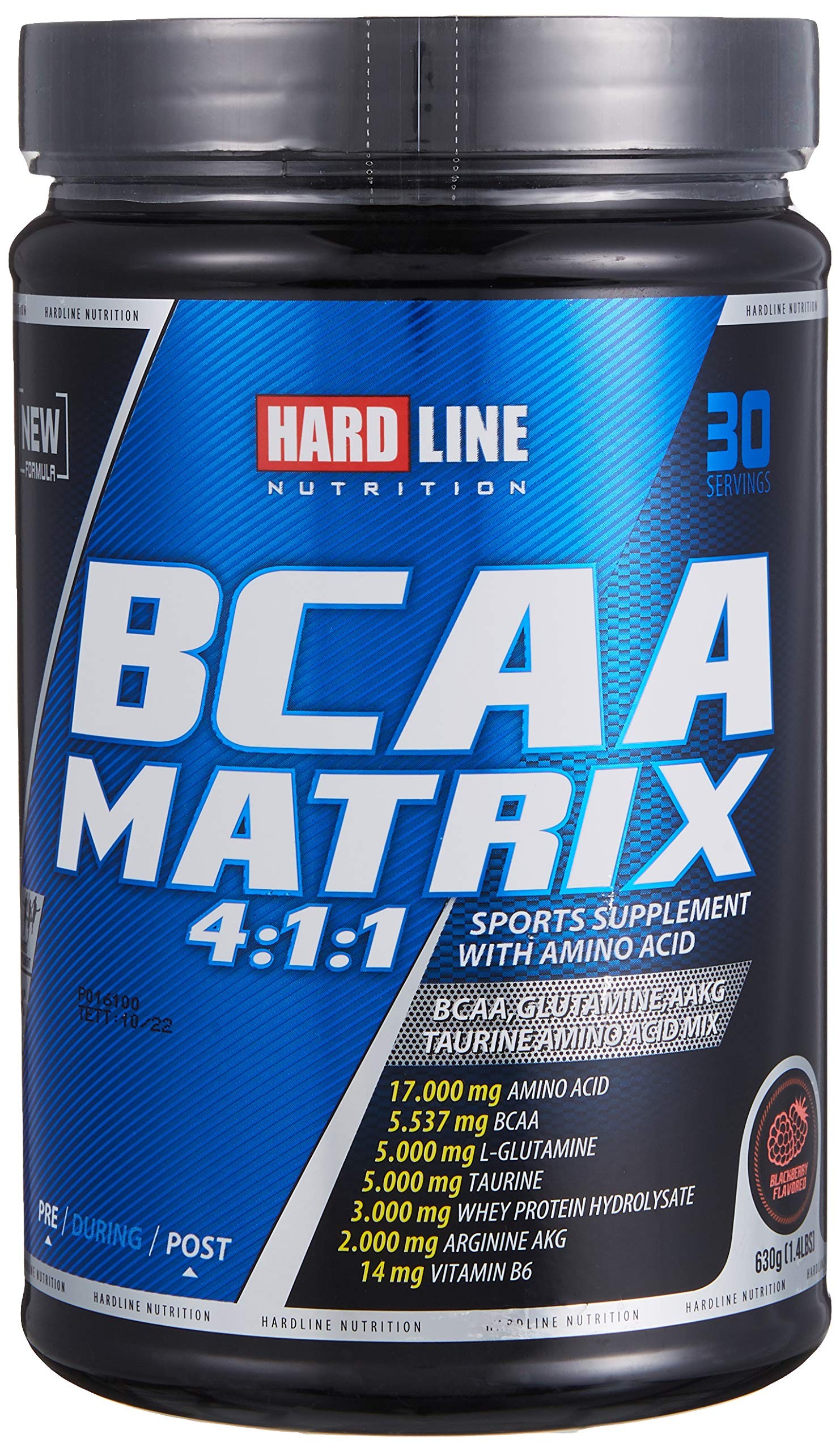 Hardline Nutrition Bcaa Matrix 630 Gram - Böğürtlen