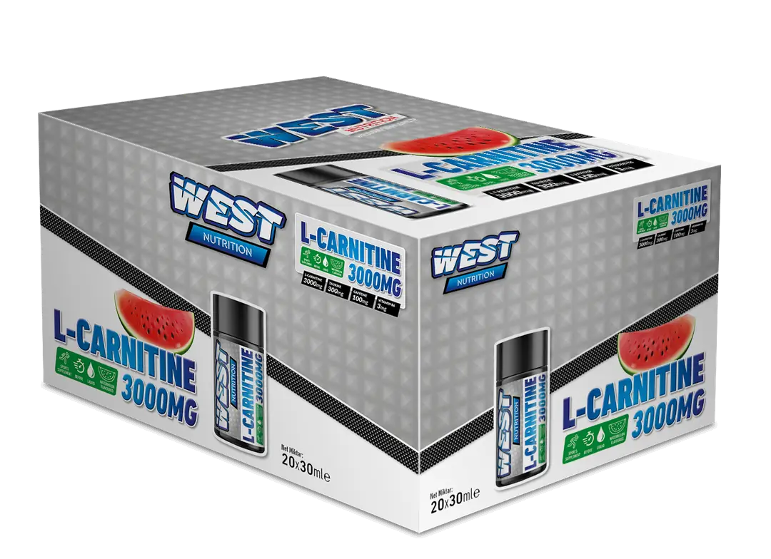 west l carnitine West Nutrition L-Carnitine 3000 mg 20 Adet