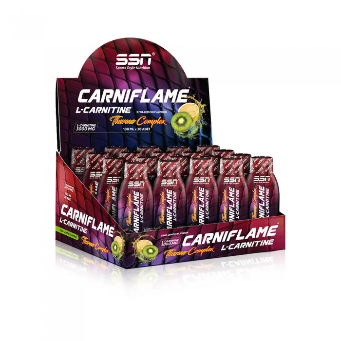 SSN NUTRITION Carniflame L-Carnitine 3000 mg 20 Ampul Limon