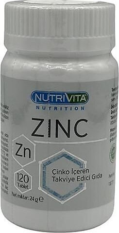 Nutrivita Zinc 120 tablet Çinko