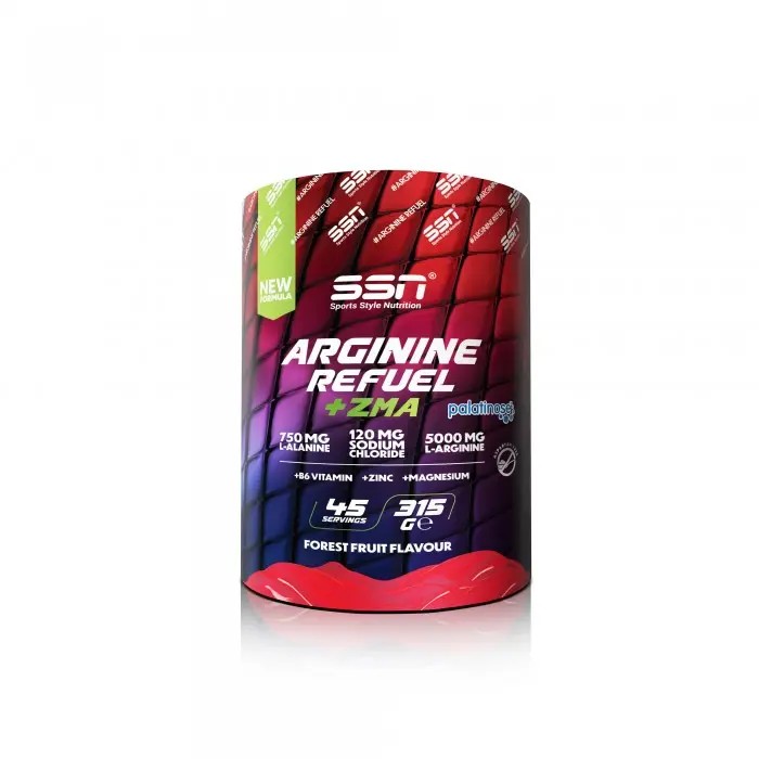 SSN NUTRITION Arginine Refuel + Zma 315 gram (45 servis) Orman Meyveli