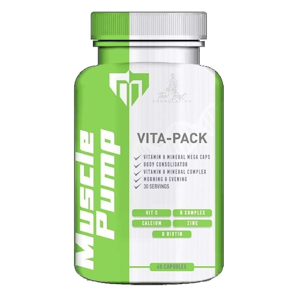 MusclePump Vita-Pack Vitamin & Mineral Pak 60 kapsül