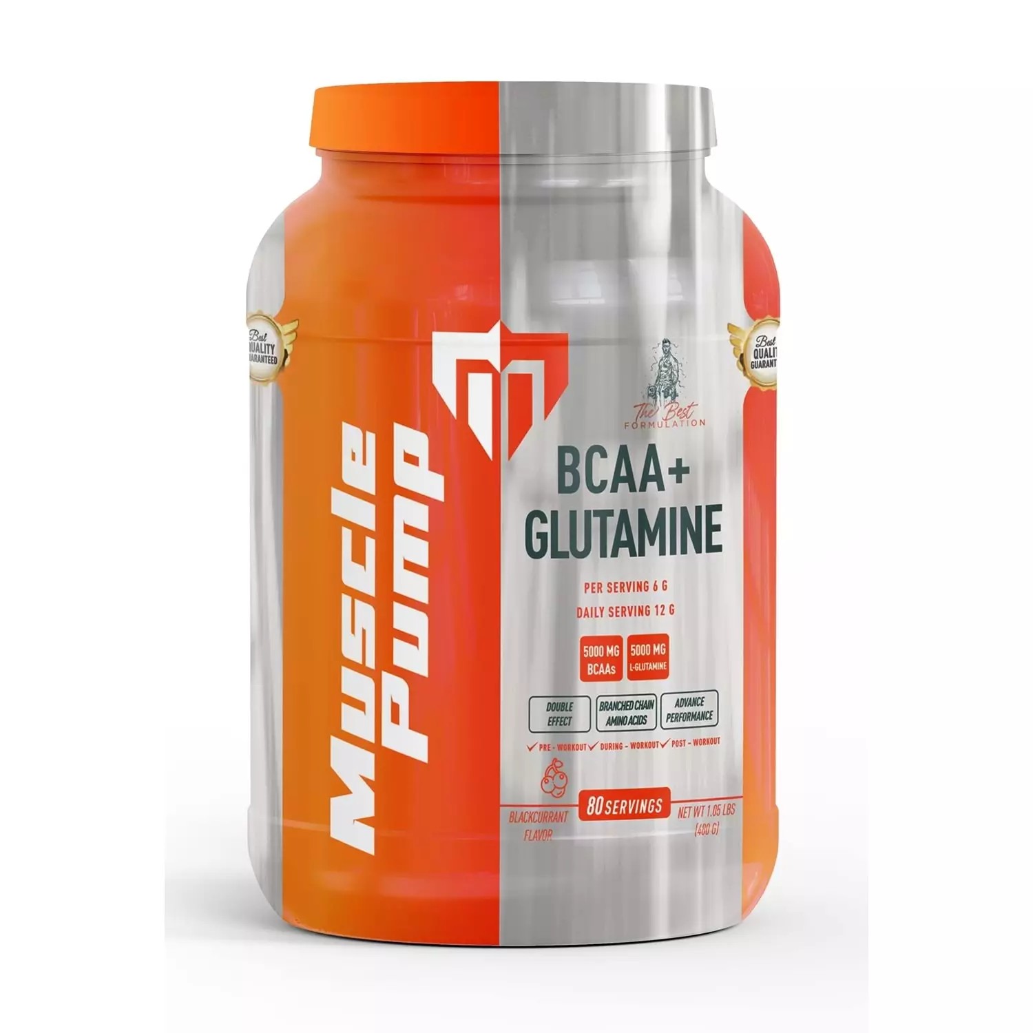 MusclePump Bcaa + Glutamine 480 gram Karadutlu