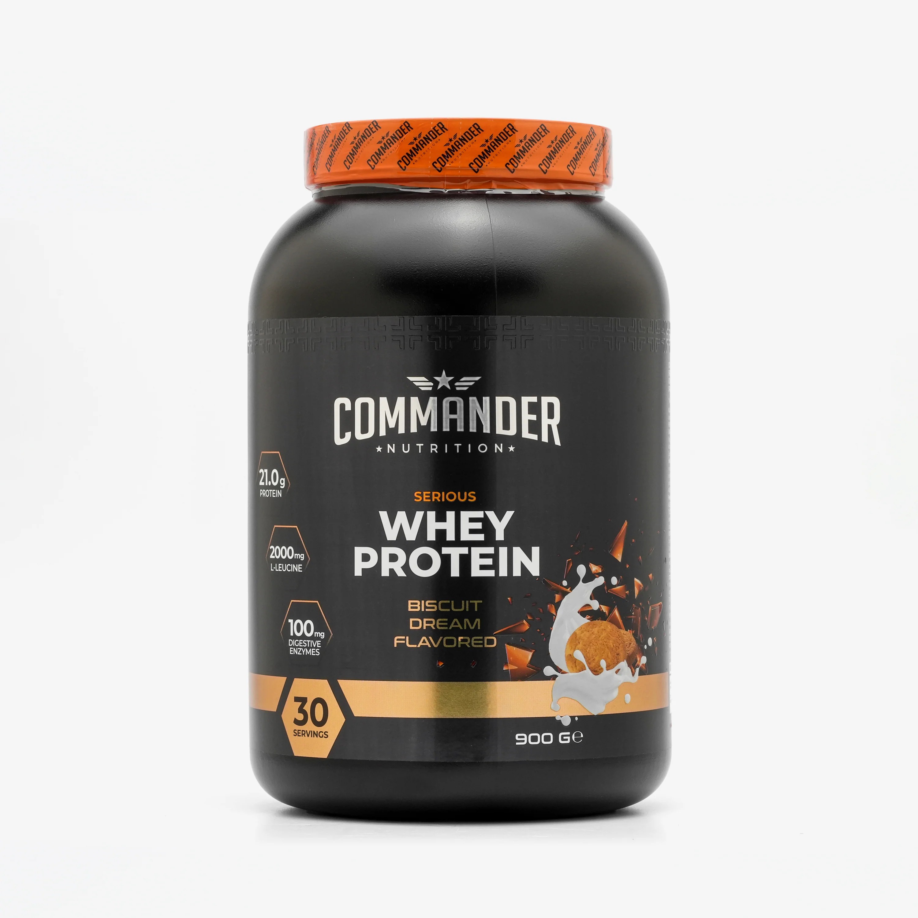Commander Nutrition Serious Whey Protein 900 gram