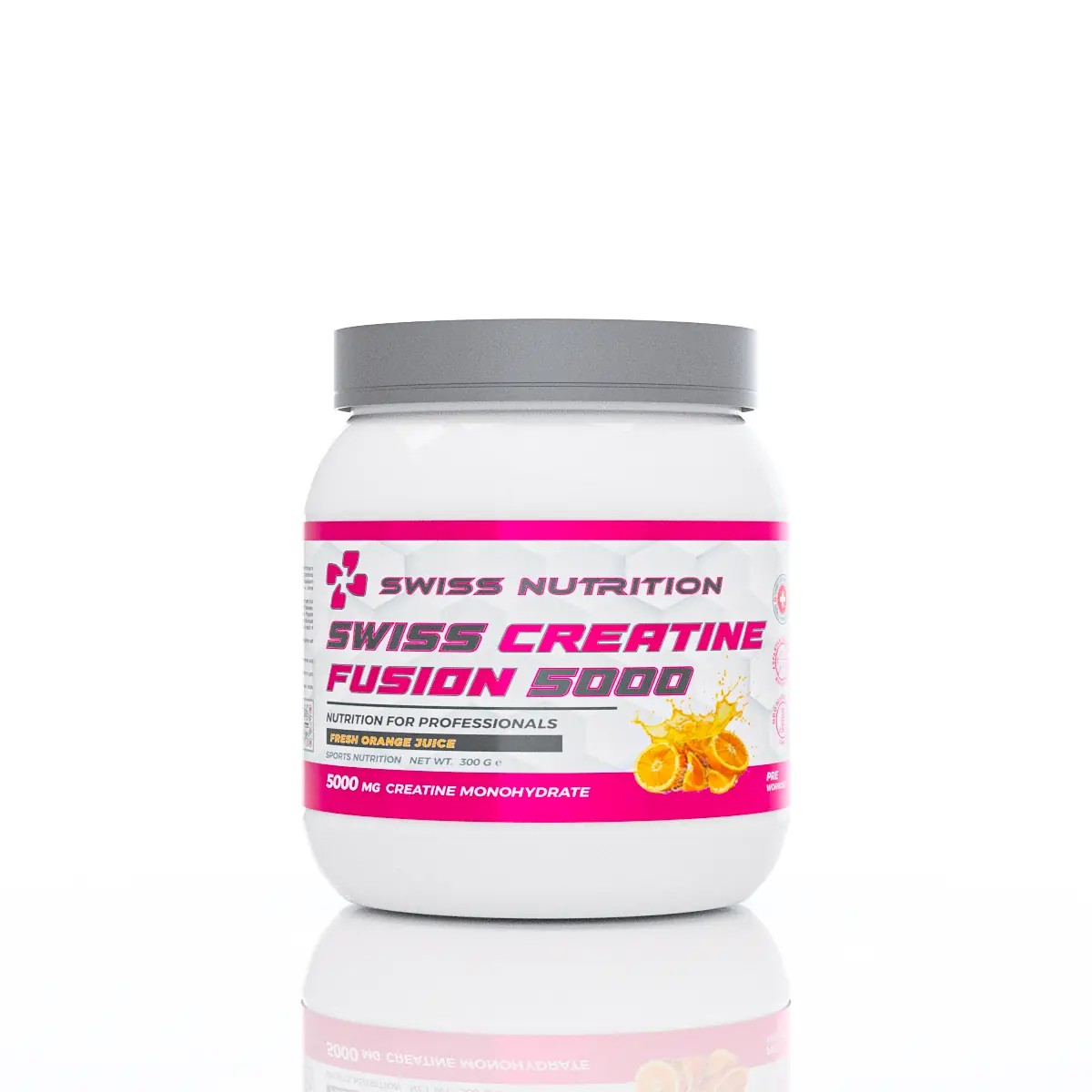 Swiss Nutrition Creatine Fusion 5000 300 gram (50 servis) Portakal