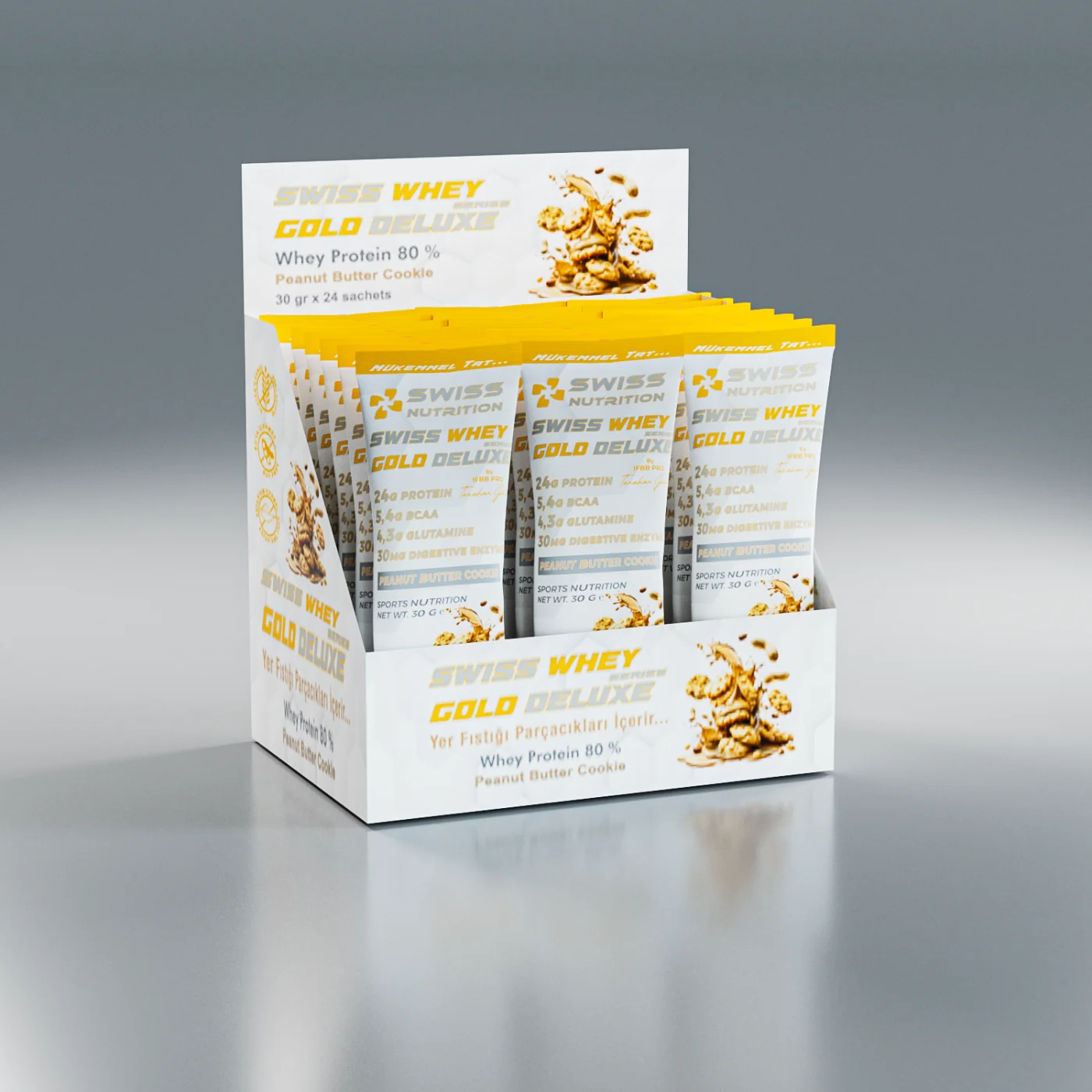 SWISS NUTRITION WHEY GOLD DELUXE 30 GRAM SAŞE