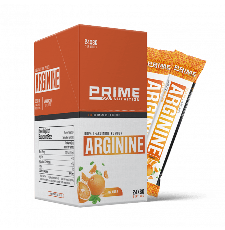 Prime Nutrition Arginine 24 adet x 8 gram Portakal