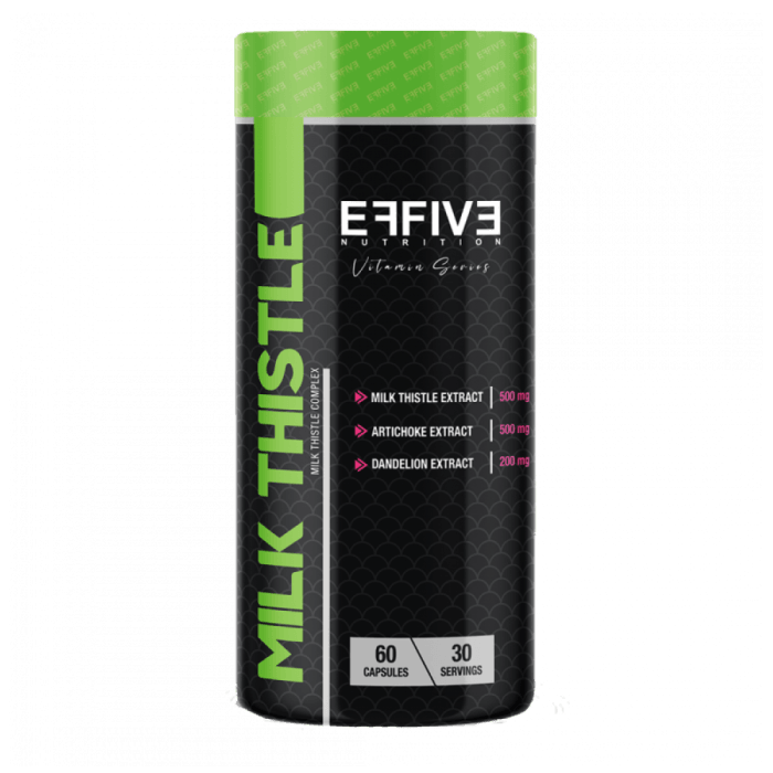 Effive Nutrition Milk Thistle Complex 60 kapsül