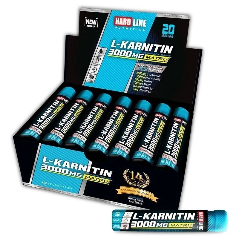 Hardline Nutrition L-Karnitin Matrix 3000 mg 20 Ampul
