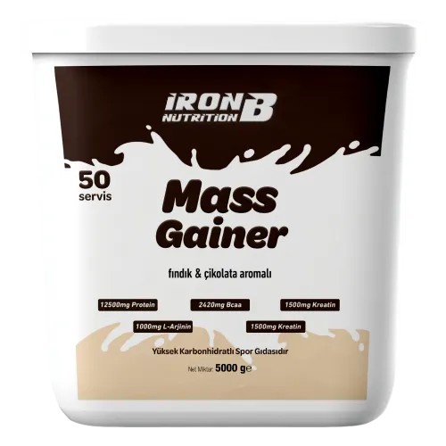 Iron B Nutrition Mass Gainer 5000 gram Fındık & Çikolata