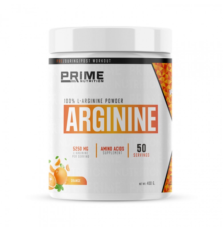Prime Nutrition Arginine 400 gram Portakal