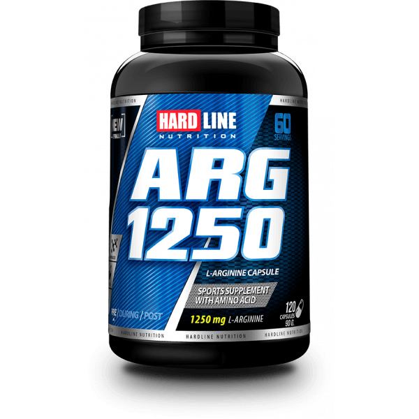 Hardline Nutrition Arg1250 Arginine 120 Kapsül
