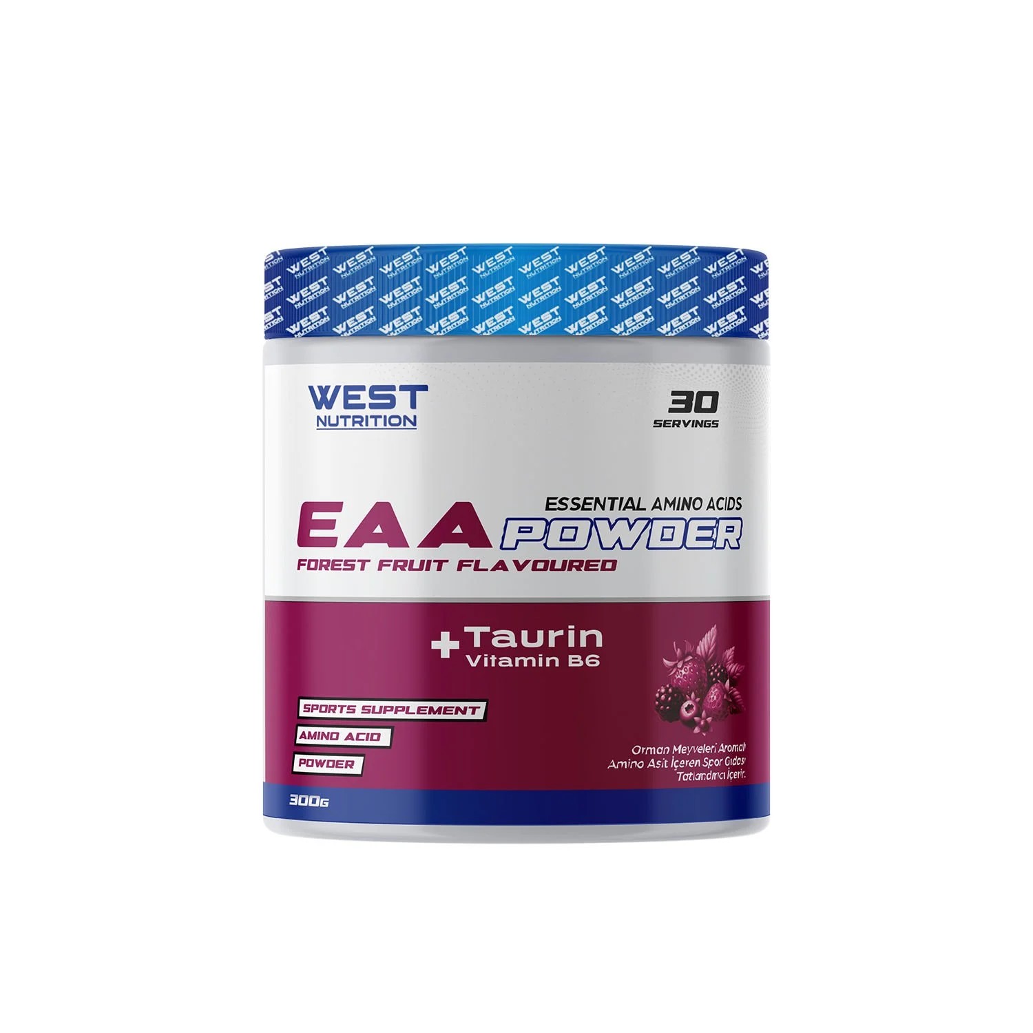 West Nutrition Eaa Powder 300 gram (30 servis) Orman Meyveli