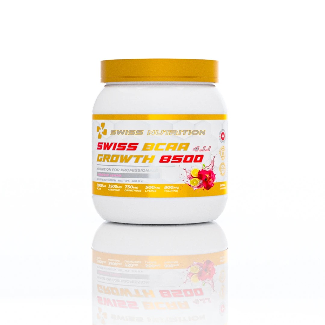 Swiss Nutrition Bcaa Growth 8500 400 gram Hibiskus Limon