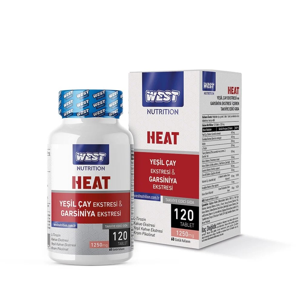 West Nutrition Heat Termojenik Kompleks 120 Tablet