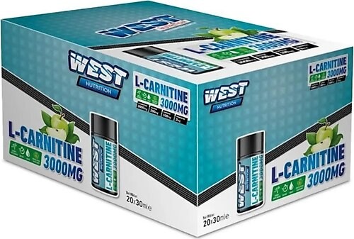 West Nutrition L-Carnitine 3000 mg 20 Adet