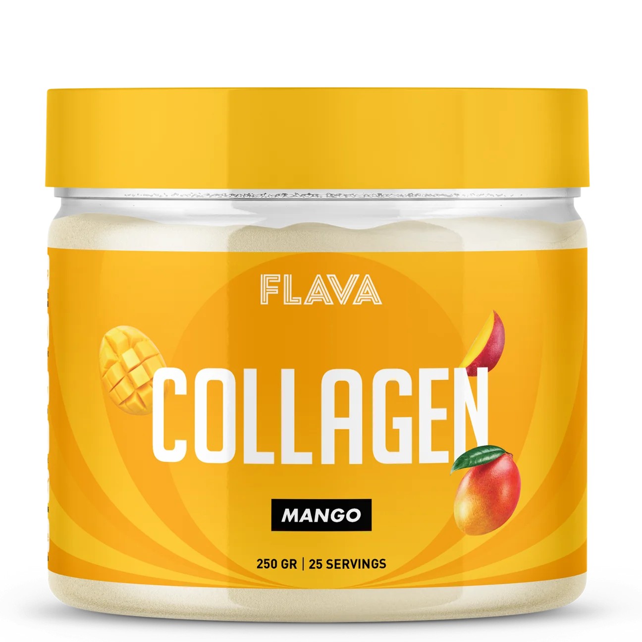 Flava Collagen Kolajen 250 gram (25 servis) - MANGO