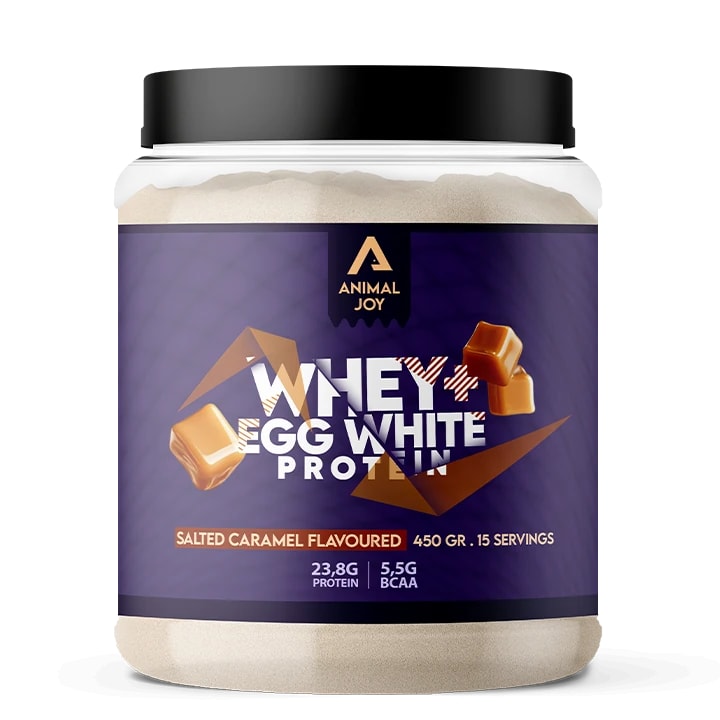 Animal joy Whey + Egg White Protein 450 gram Salted Caramel