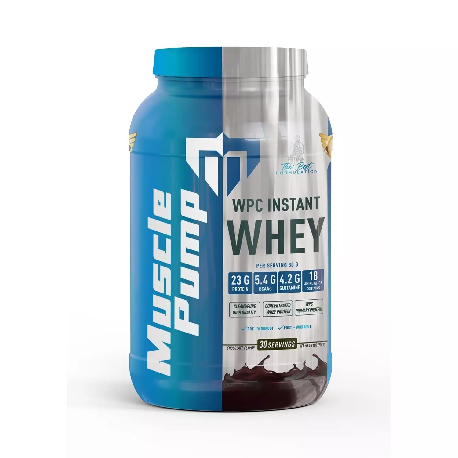MusclePump WPC Instant Whey Protein - 900 GRAM