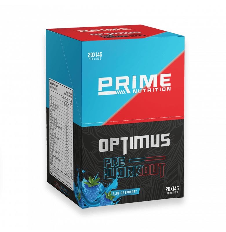 Prime Nutrition Optimus Pre-Workout Blue Raspberry 20 Adet x 14 gram