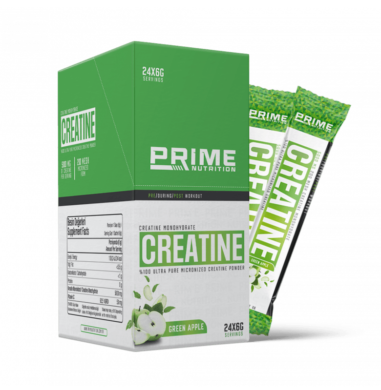 Prime Nutrition Creatine 24 adet x 6 gram Yeşil Elma