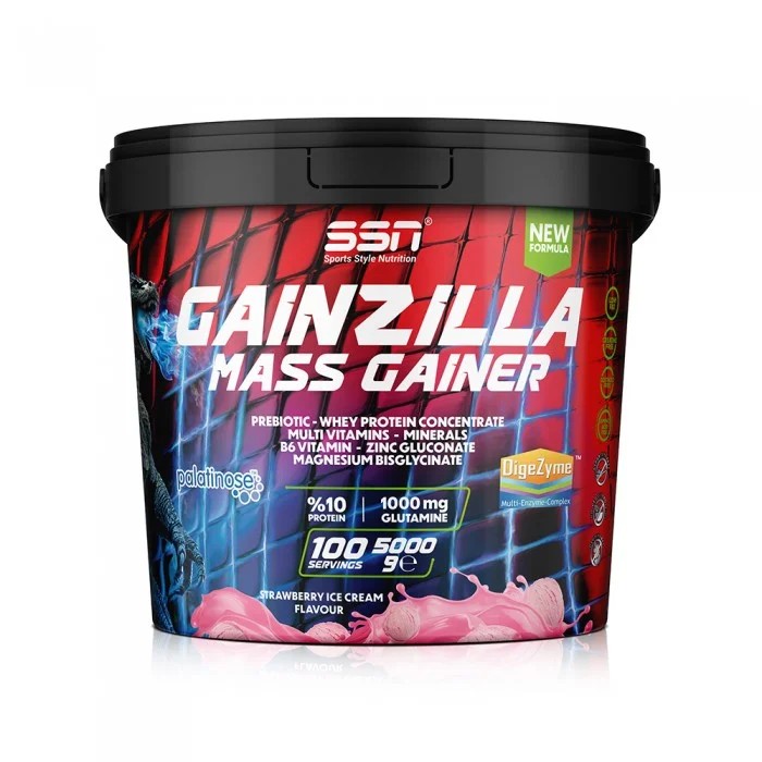 SSN NUTRITION Gainzilla Mass Gainer 5000 gram Çilekli Dondurma