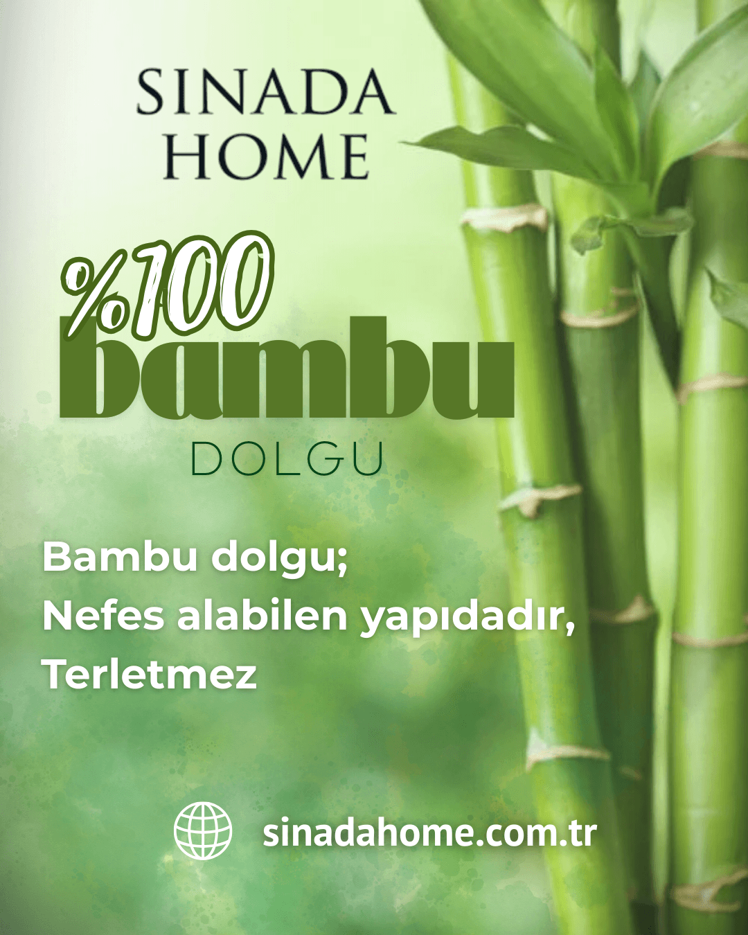 %100 Pamuk Kumaş %100 Bambu Dolgu Yorgan