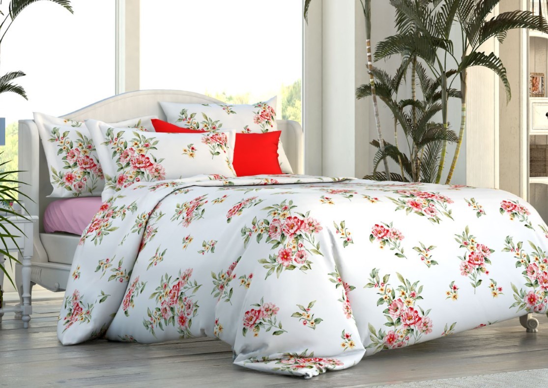 Tek Kişilik Nevresim Seti %100 Pamuk 62 Tel Kumaş 11-25772