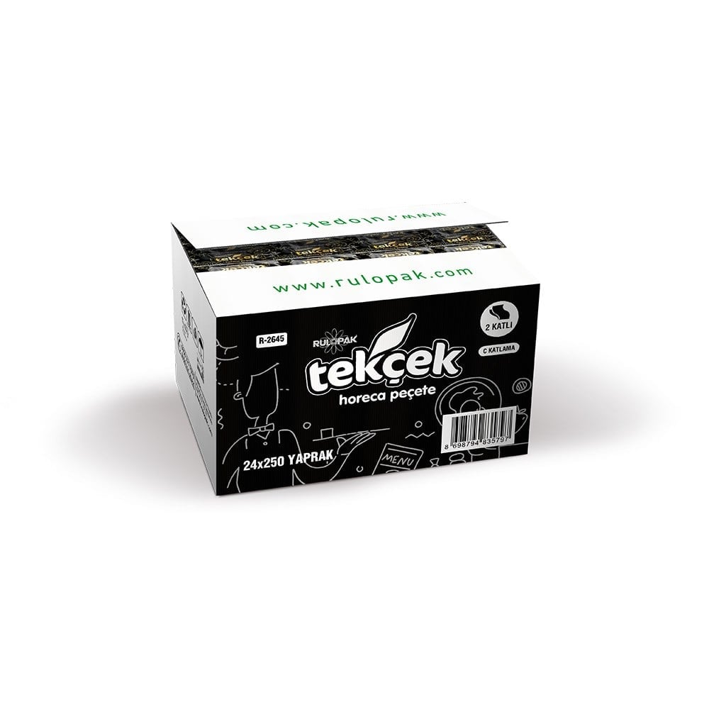Rulopak Tekçek Peçete Horeca 250x24