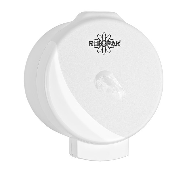 Rulopak Modern Mini Cimri Tuvalet Kağıdı Dispenseri Beyaz 303659