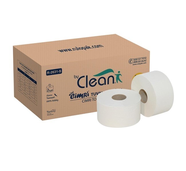 Rulopak By Clean Cimri Tuvalet Kağıdı 2 Katlı 4 Kg