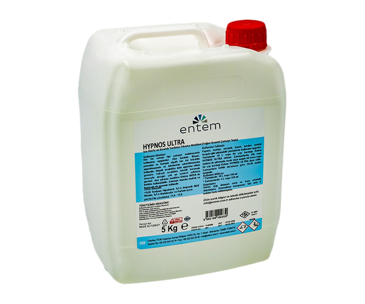 Entem Hypnos Ultra Yogun Kıvamlı Çamasır Suyu 5 Kg