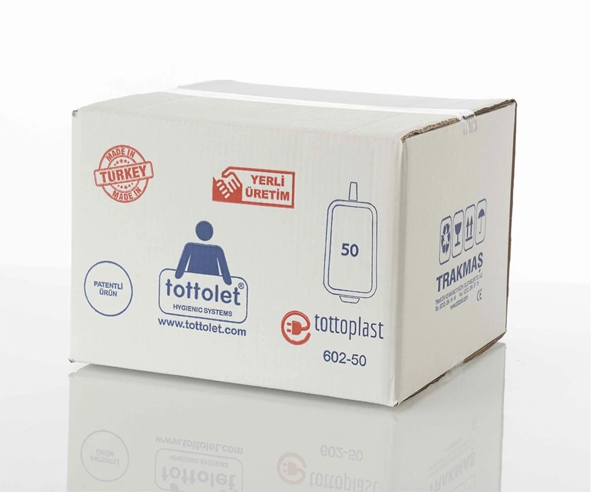 Tottolet Hijyenik Klozet Kapak Rulosu 50’li (Elektrikli klozet uyumlu)