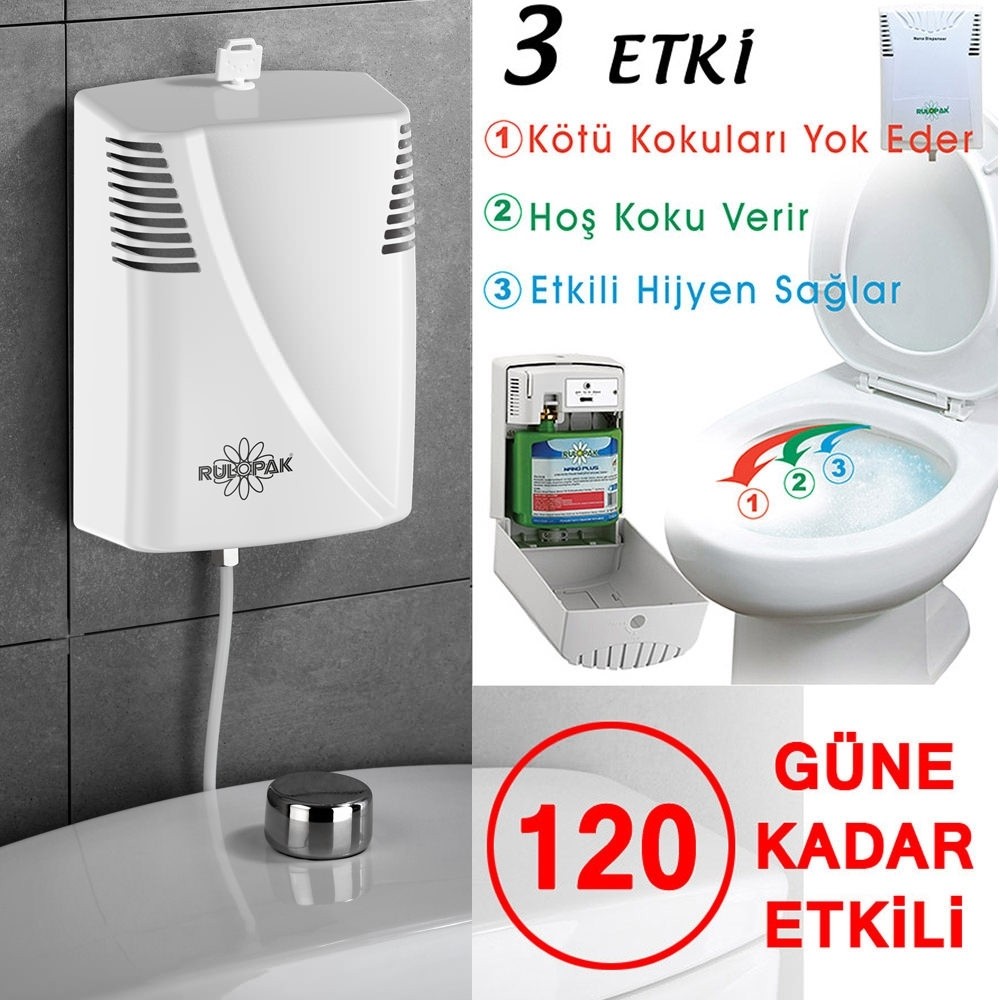 WC Dezenfektan ve Koku Giderici Dispenser