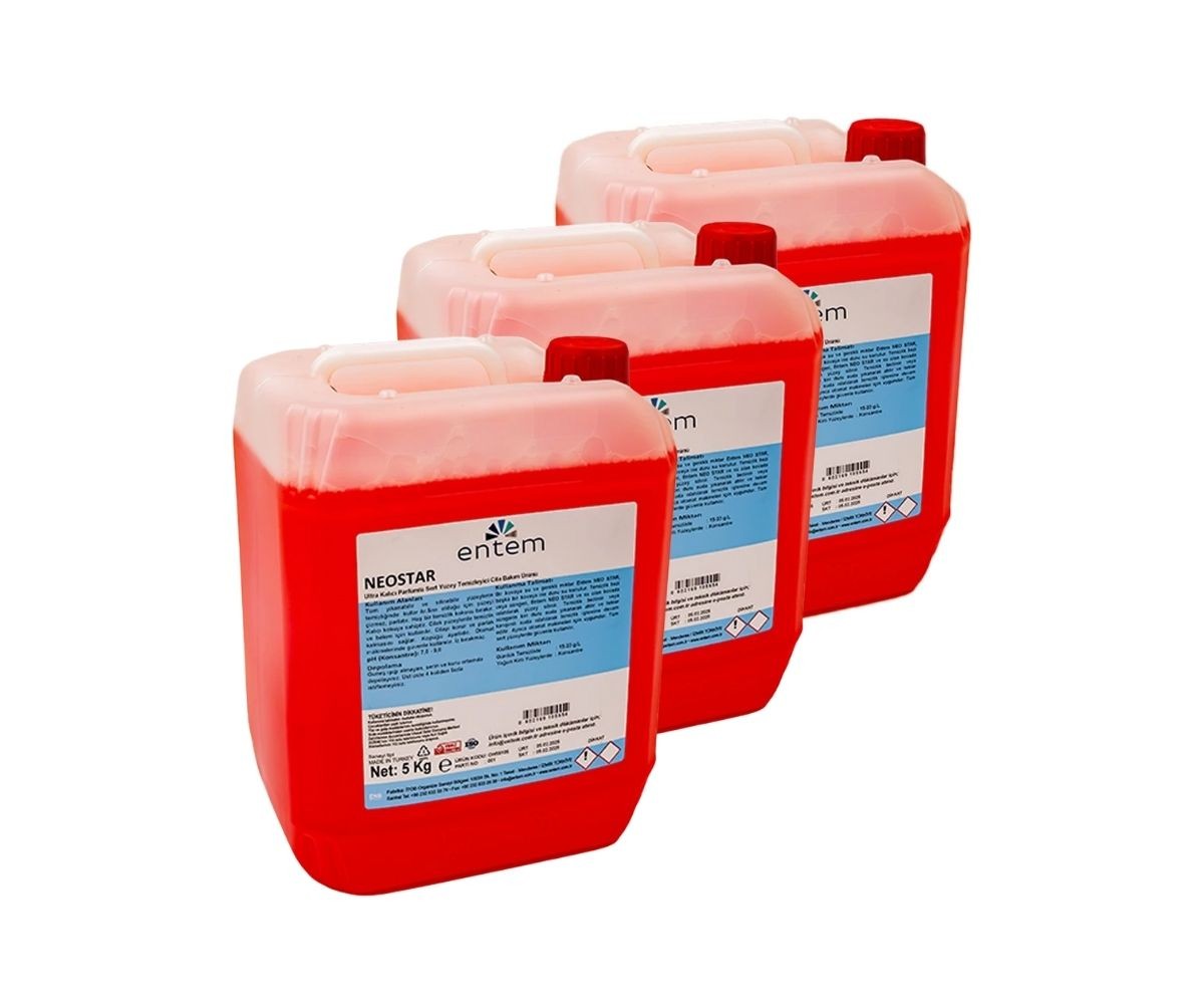 ENTEM YÜZEY TEMİZLEYİCİ NEOSTAR 5 KG 3 Adet