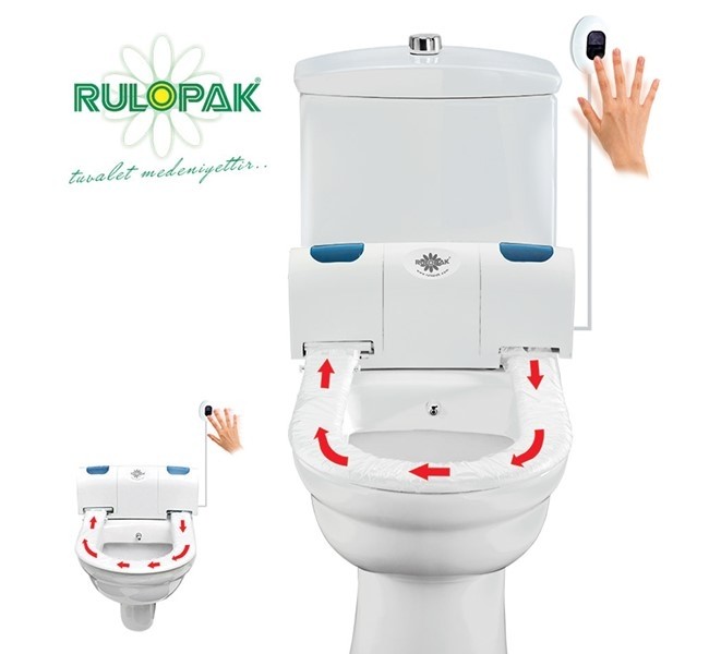 Rulopak Sensörlü Hijyenik Klozet Kapağı (UZUN) U