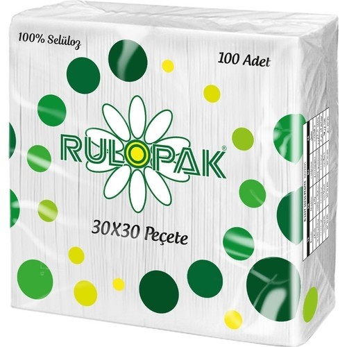 Rulopak Peçete 30x30 100'lü Paket 24 Adet