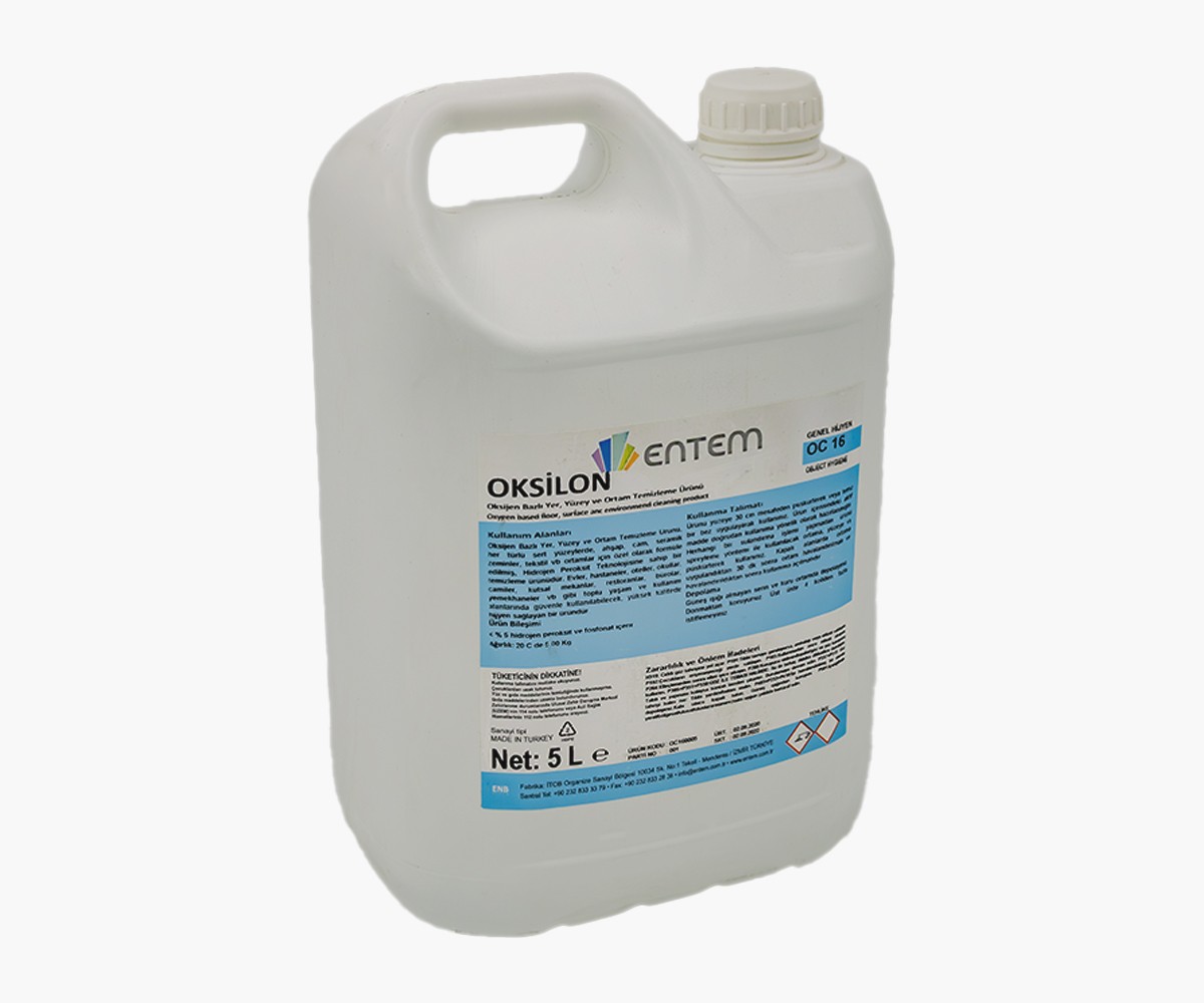 Entem Oksilon 5Kg Oksijen Bazlı Yüzey ve Ortam Hijyen Ürünü