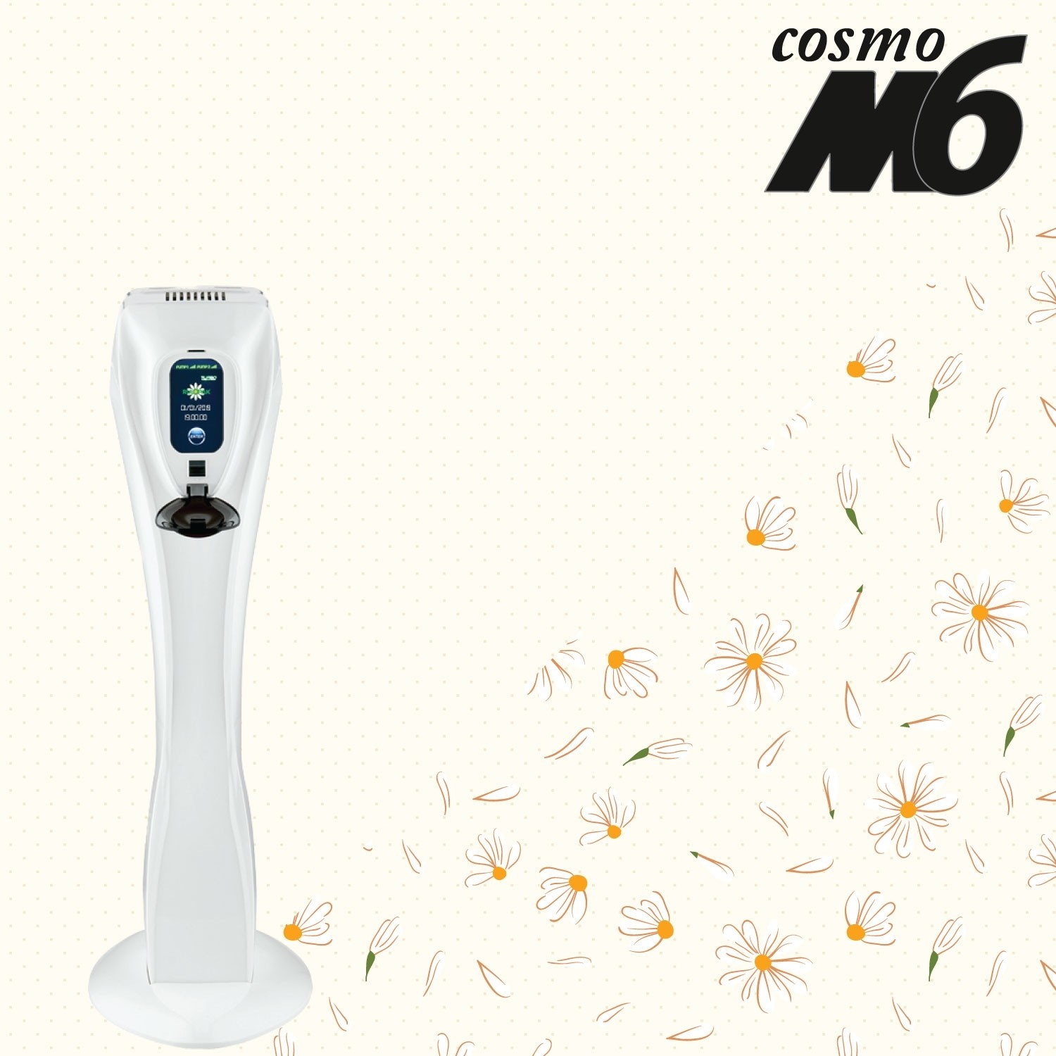 Cosmo M6 Turbo Kokulandırma Makinesi Beyaz