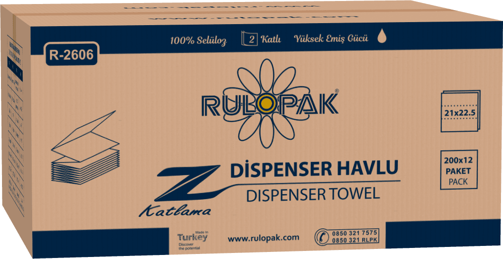 Z Katlı Dispenser Havlu (Koli)200x12