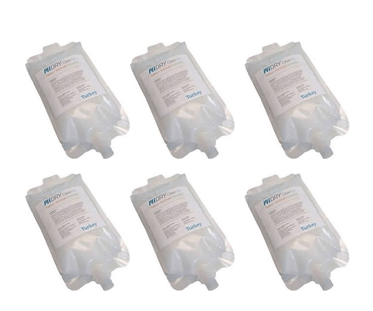 Midry Cleanjet Sıvı Sabun Kartuşu 1000ml. 6 Adet