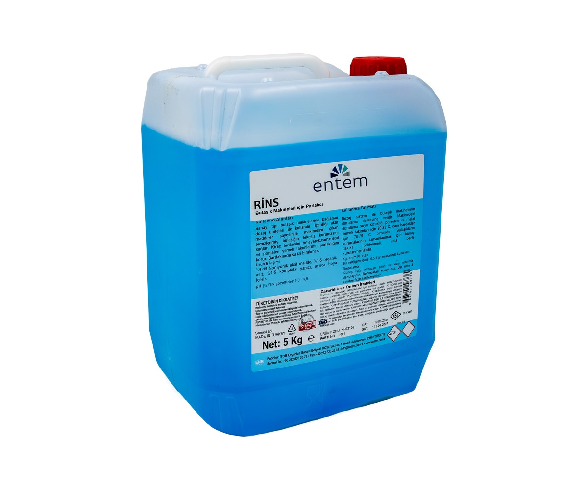 ENTEM Rins Bulaşık Makinesi Parlatıcısı 5 Kg