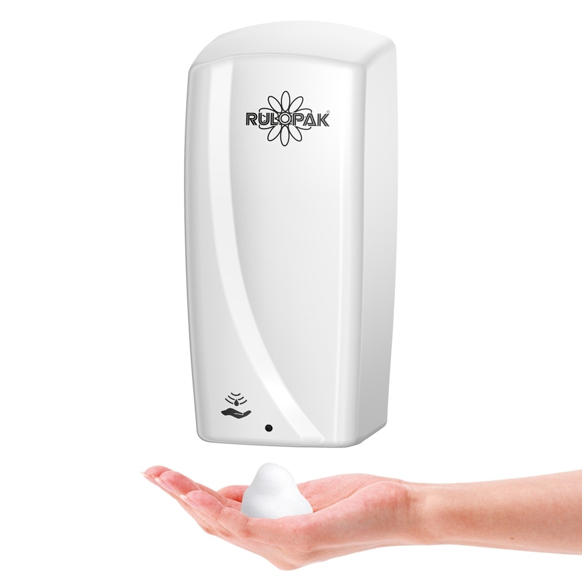 Rulopak Sensörlü Doldurmalı Sıvı Sabun & Jel Dispenseri 1000 Ml Beyaz