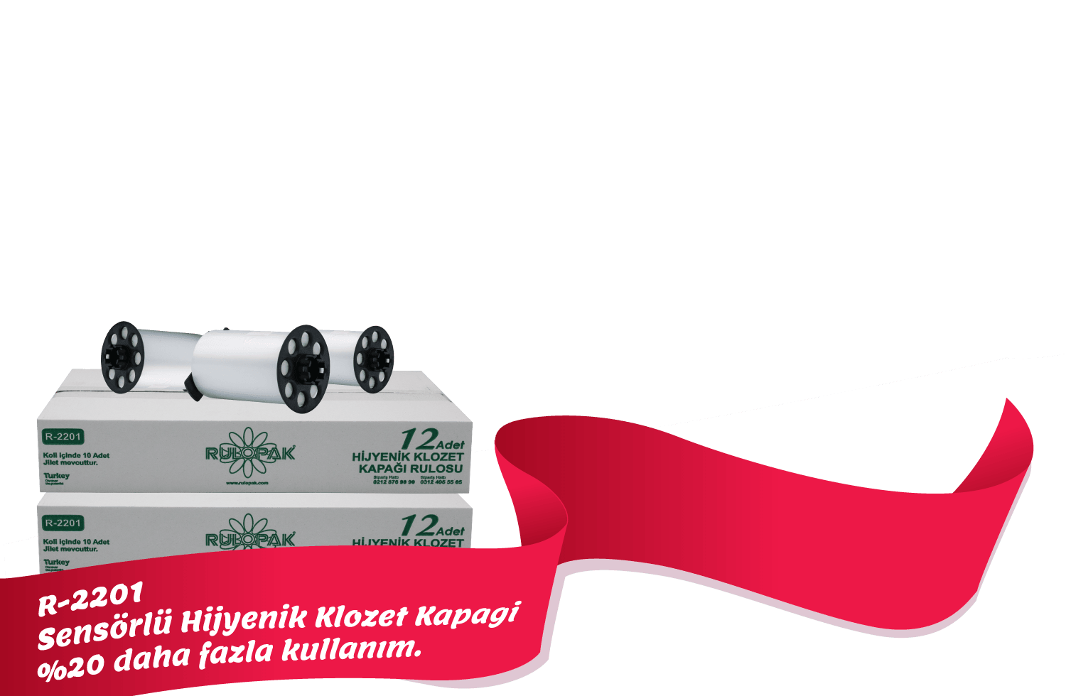 Rulopak Sensörlü Hijyenik Klozet Rulosu 12 Adet