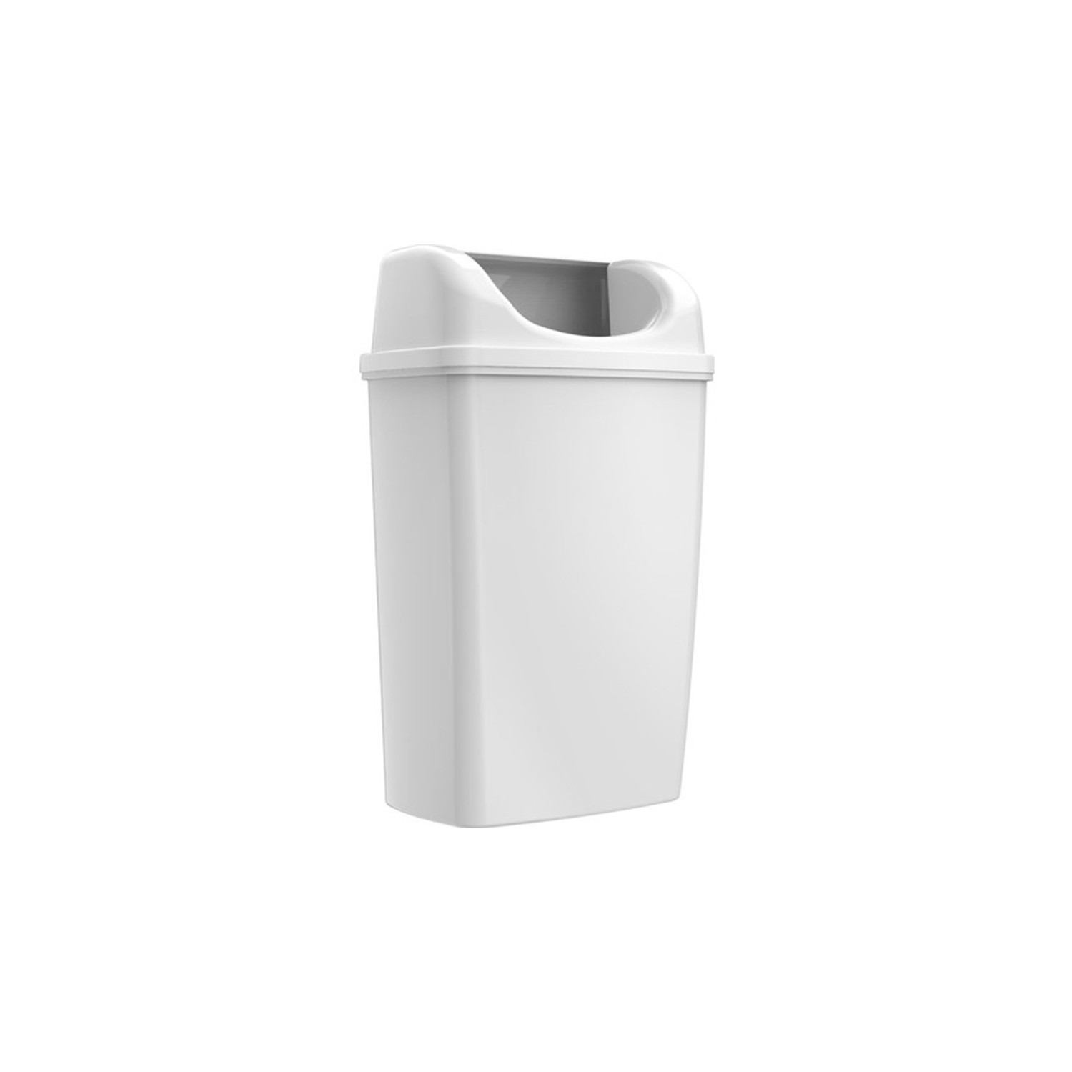 Duvara Monte Çöp Kovası 25 Lt Beyaz