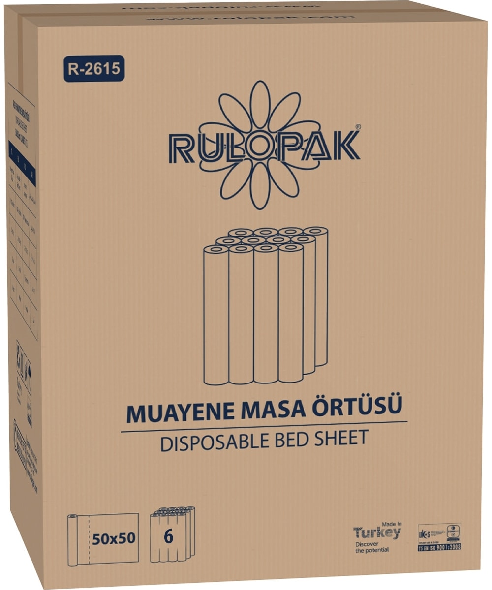 Rulopak Muayene Masa Örtüsü 