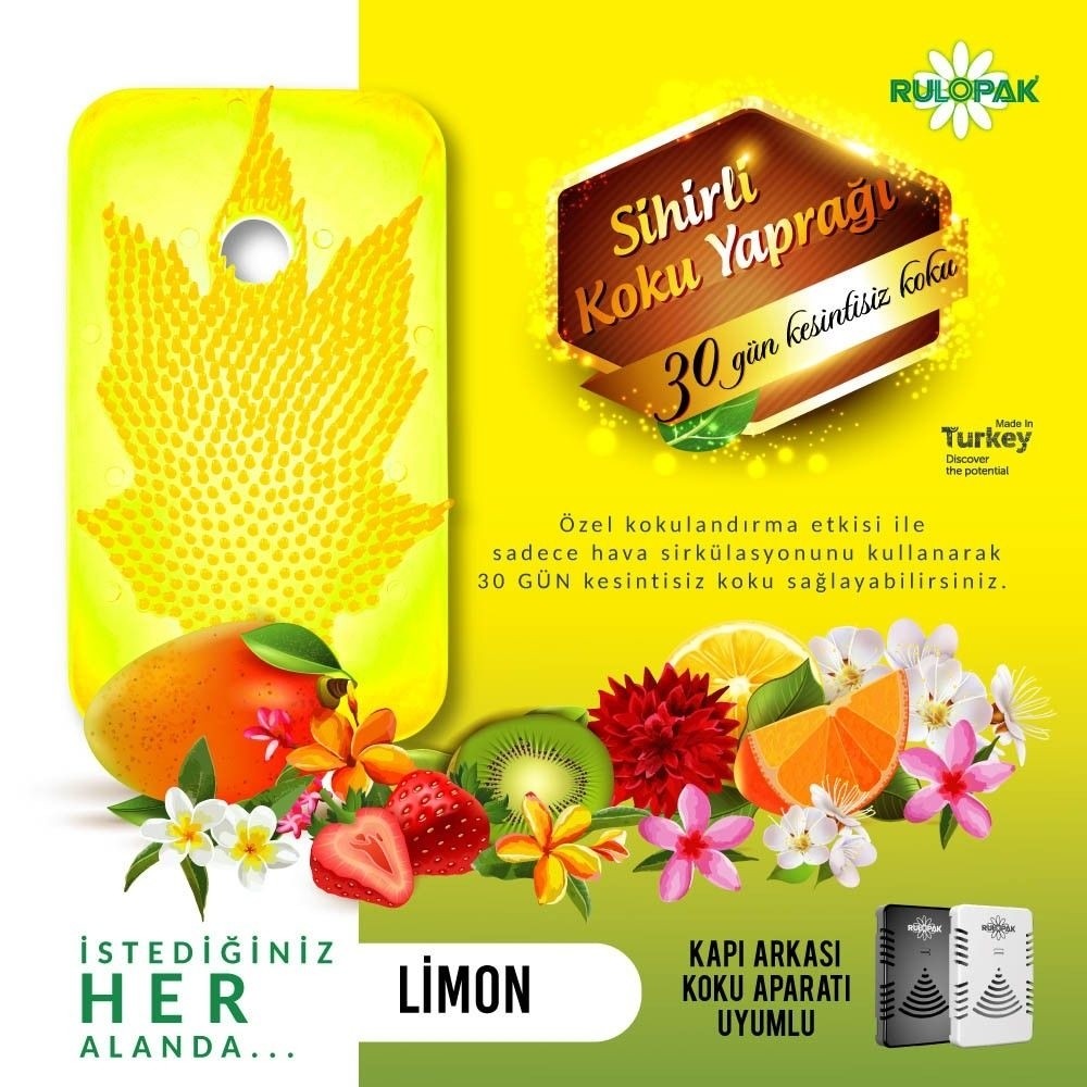 Kapı Arkası Yedek Koku Limon